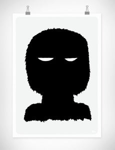 Image of Black Masters Black Head - Signed Print