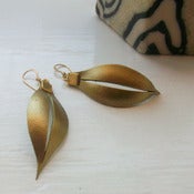 Image of masai earrings  - small and large