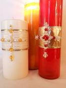 Image of Cross Candle Embellishment Kit