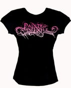 Image of Painted In Exile Girl Pink/White Logo Shirt!