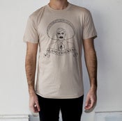 Image of Slang Chickens Señor Face T-Shirt Beige 