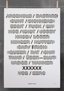 Image of FORBIDDEN ALPHABET