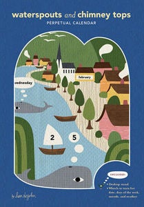 Image of WATERSPOUTS AND CHIMNEY TOPS PERPETUAL CALENDAR