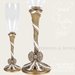Image of Champagne Toasting Flute Ribbons & Bows