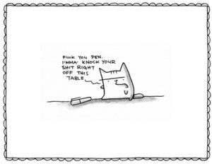 Image of F**K YOU, BOX cat mini-book DIGITAL DOWNLOAD