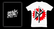 Image of Death Pedal! DVD and Limited DPDK T-Shirt