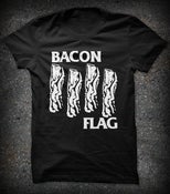 Image of Bacon Flag - Black