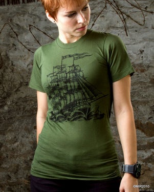 Image of MIR022 GHOST SHIP T-Shirt