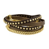 Image of Zan Bracelet-Bronze/Brown