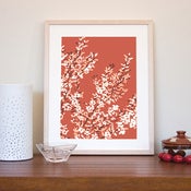 Image of Coastal Tea Tree Print -DESERT RED  LARGE