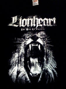 Image of Lionheart "The Will To Survive" Black Tee