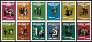 Image of Sherlock Holmes: Set of 12 7x5 contemporary Paget prints