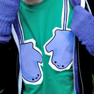 Image of Mittens Kelly Green