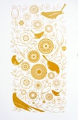 Image of Sally Elford<br>Feathers and Flora (Yellow)