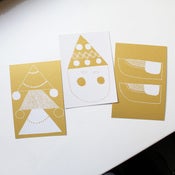 Image of Christmas cards - white/gold / SOLD OUT