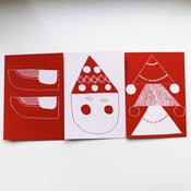 Image of Christmas cards - white/red / SOLD OUT