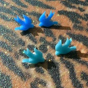 Image of Blue Bird and Aqua Bird Studs