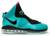 Image of Nike Lebron VIII(8) V1 "South Beach-Pre Heat" Edition