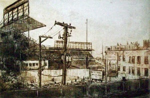 Image of "Wrigley Field", View from Addison Station