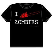 Image of I Chainsaw Zombies Tee
