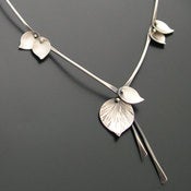 Image of Bamboo Necklace Silver