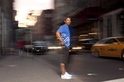 Image of Men's G Tee // blue