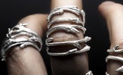 Image of Elvish band: set of 3 twig stacker rings