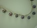 Image of Peacock Pearls Necklace and Earrings