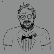 Image of the gentleman (steve wozniak tribute tee)