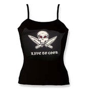 Image of Live to Cook - Womens spaghetti strap