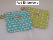 Image of Add embroidery to a tiny bag, snack bag, or sandwich bag