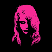 Image of Ladies Premium Pink or Glow NOTLD Tee. Organic Cotton.