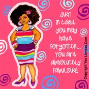 Image of "Absolutely Fabulous" card $3.00