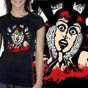 Image of "The Horror" PREMIUM STRETCH Ladies Tee!