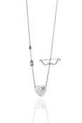 Image of Love Arrow Bow Necklace