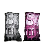 Image of Brownstone 2 Building Pillow