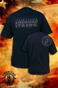 Image of American Strong! (Black) - tee