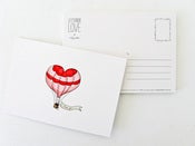 Image of letterbox love - heart balloon