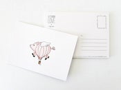 Image of letterbox love - flying pig balloon