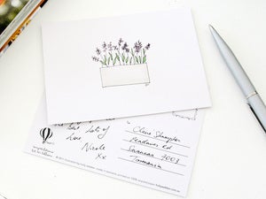 Image of letterbox love - french lavender