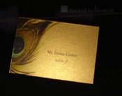 Image of peacock place cards