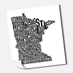 Image of MN County Map