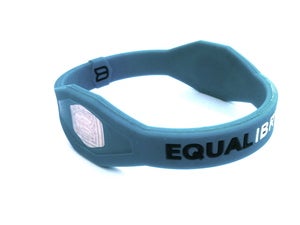 Image of Teal- Equalibryum Titanium Infused Silicone Wristband