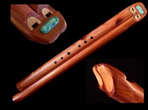Image of  DRONE Flute key of D  Deep Mystic Flute