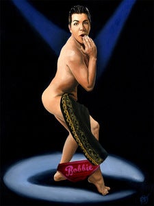 Image of Pants on the Ground, Starring Bobbie Burlesque  |  painting