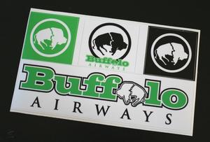Image of Buffalo Sticker Set
