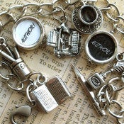 Image of Author! Author! Playwright Writers Charm Bracelet