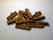 Image of BROCCOLI CITY SUSTAINABLE CHERRY WOOD PINS 