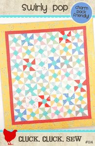 Image of Swirly Pop Quilt Pattern #114, Paper Pattern