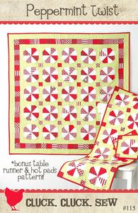 Image of Peppermint Twist Quilt Pattern #115, Paper Pattern